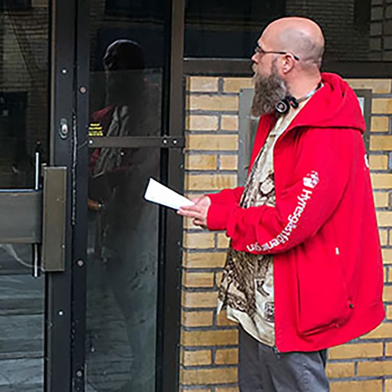 Daniel Carlenfors i Göteborg.