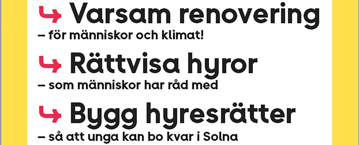 Våra viktikaste krav i valet