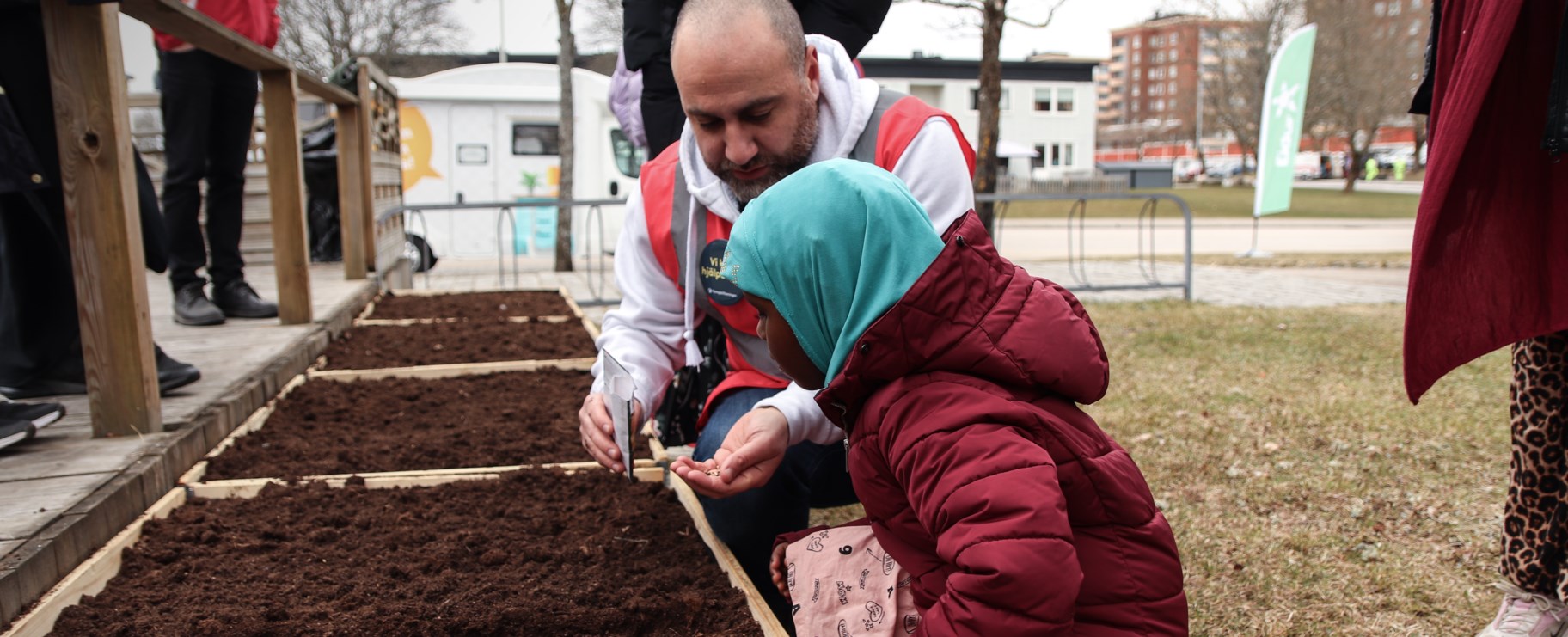 Planteringsdag i Kronogården