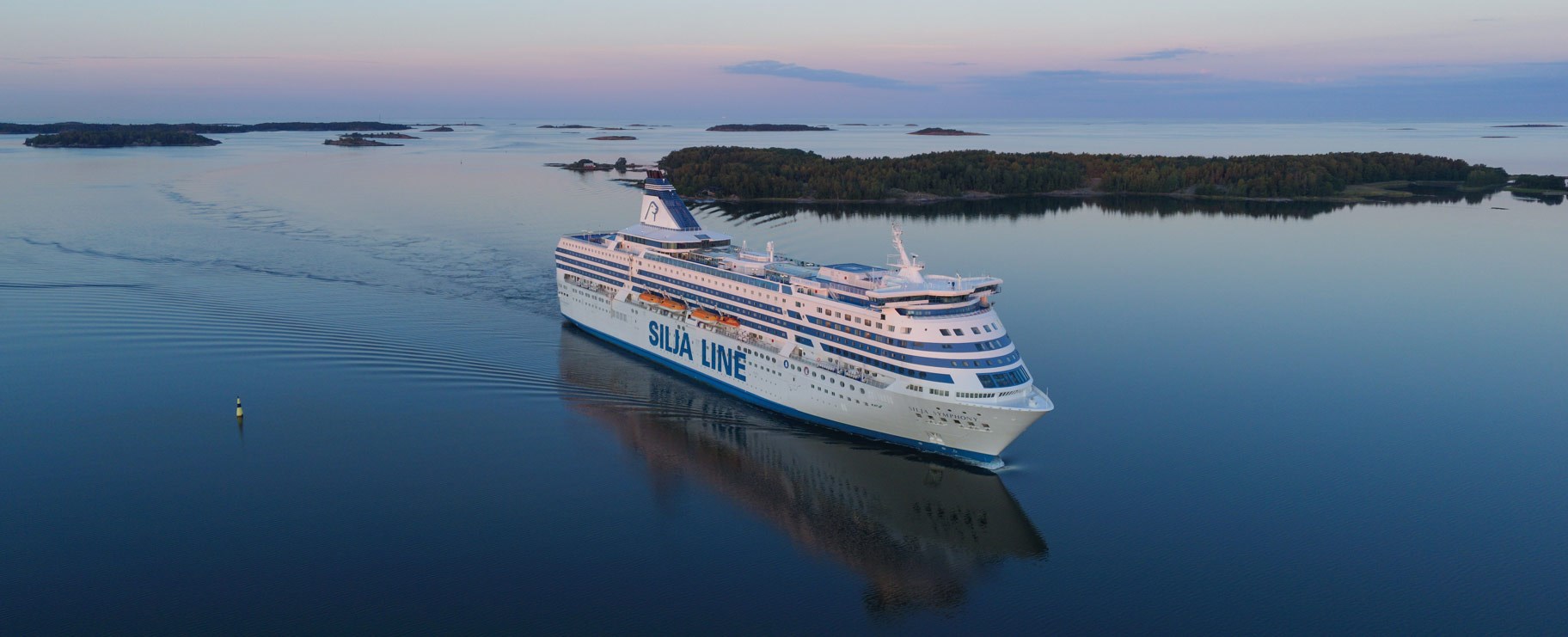 Bild på ett av Tallink Siljas fartyg