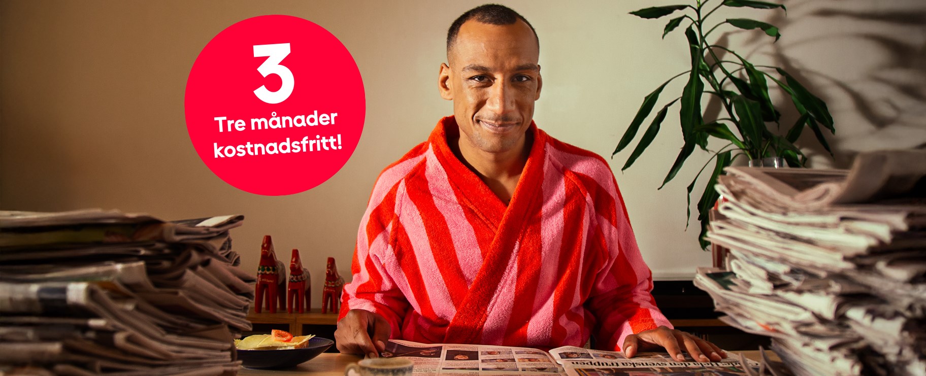 3 månader kostnadsfritt