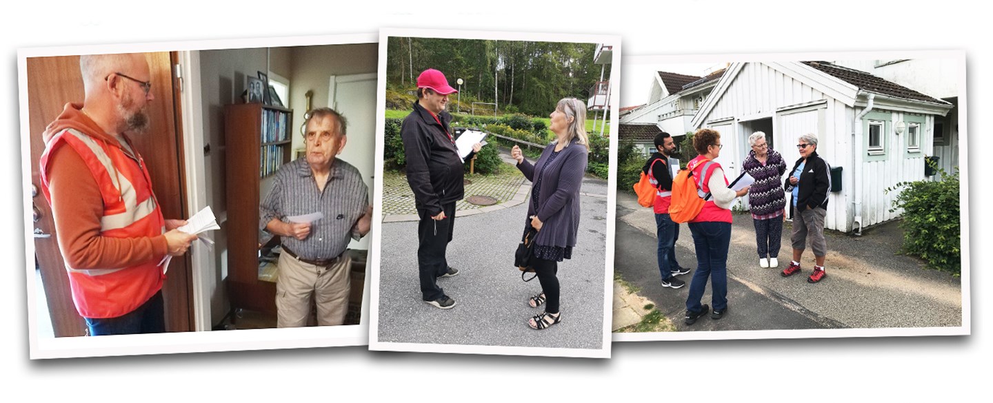 Runt om i regionen träffade Hyresgästföreningen hyresgäster som fick berätta vad de tycker om sitt boende