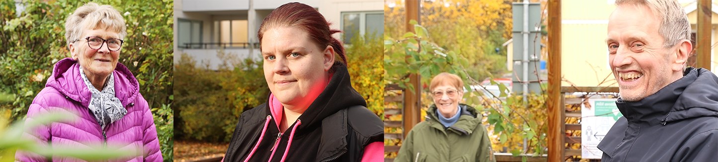 Fyra engagerade medlemmar: Inger, Linda, Lisbeth och Per