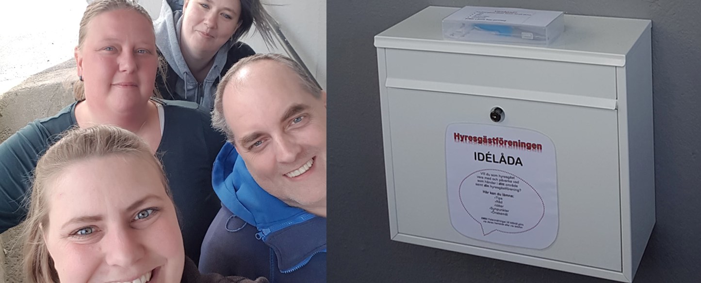 Goda och hjälpsamma grannar i Kinna: Marie, Jan-Erik, Anna och Simone