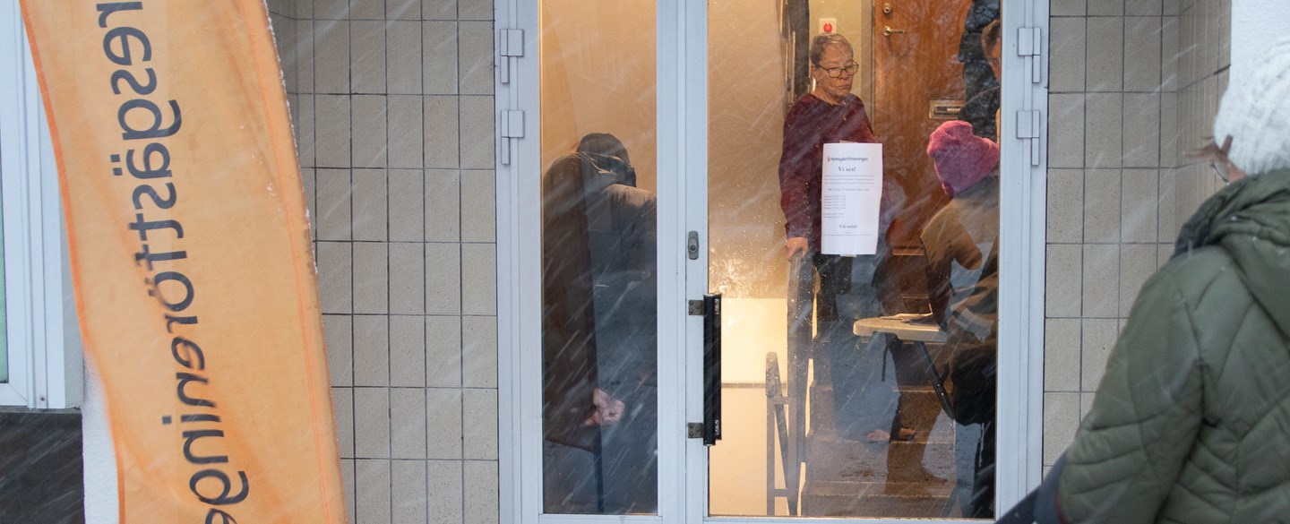 Ett möte för alla boende - i deras eget trapphus