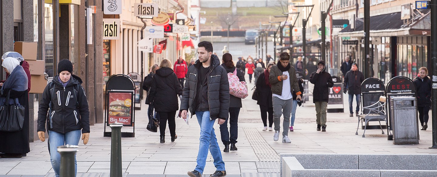 Gatubild från Borås