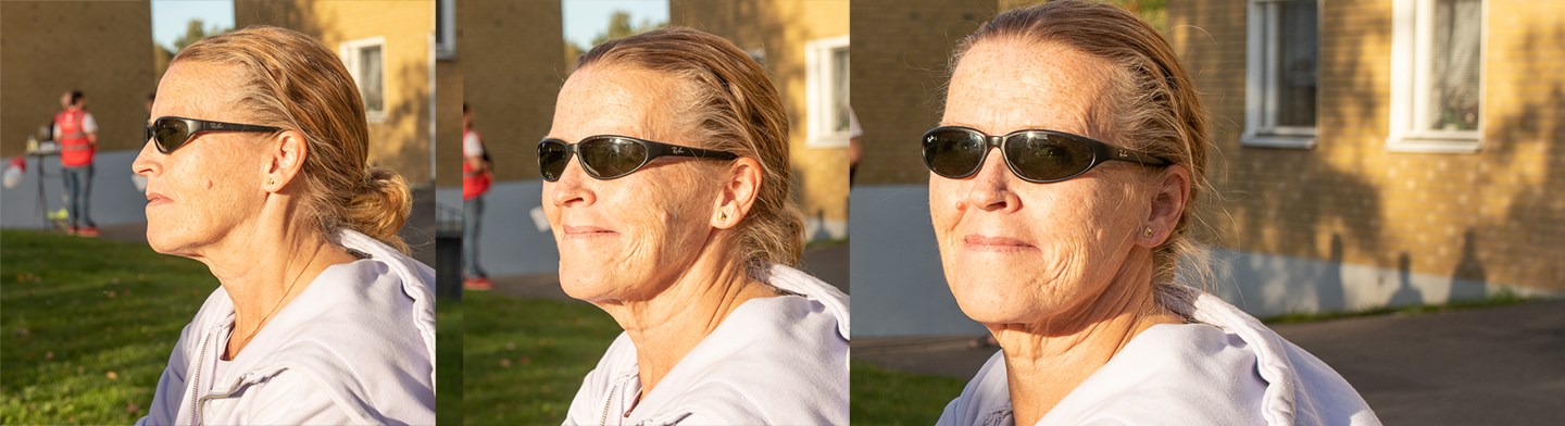 Camilla - tre porträttbilder