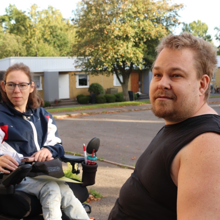 Linda och Marcus bor på Bussaretorpet i skövde