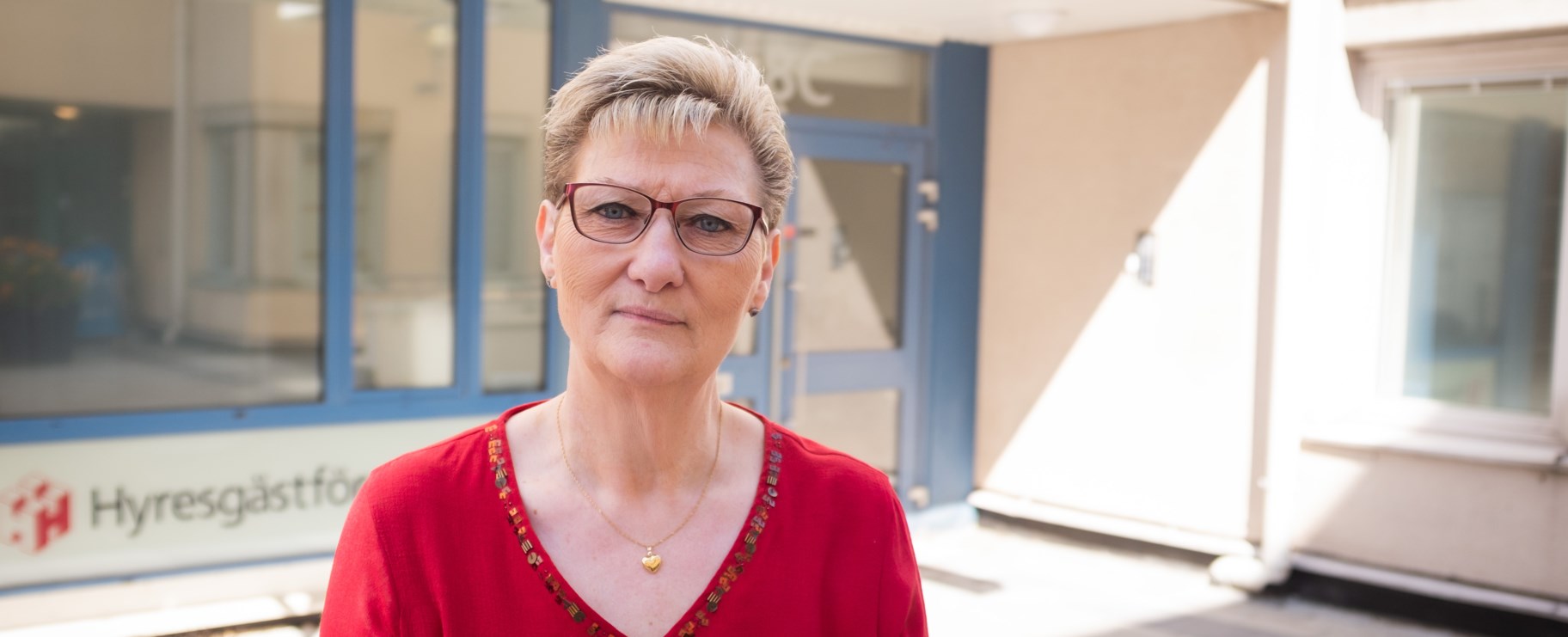 Porträtt på Liz Jönsson, regionordförande norra Skåne.