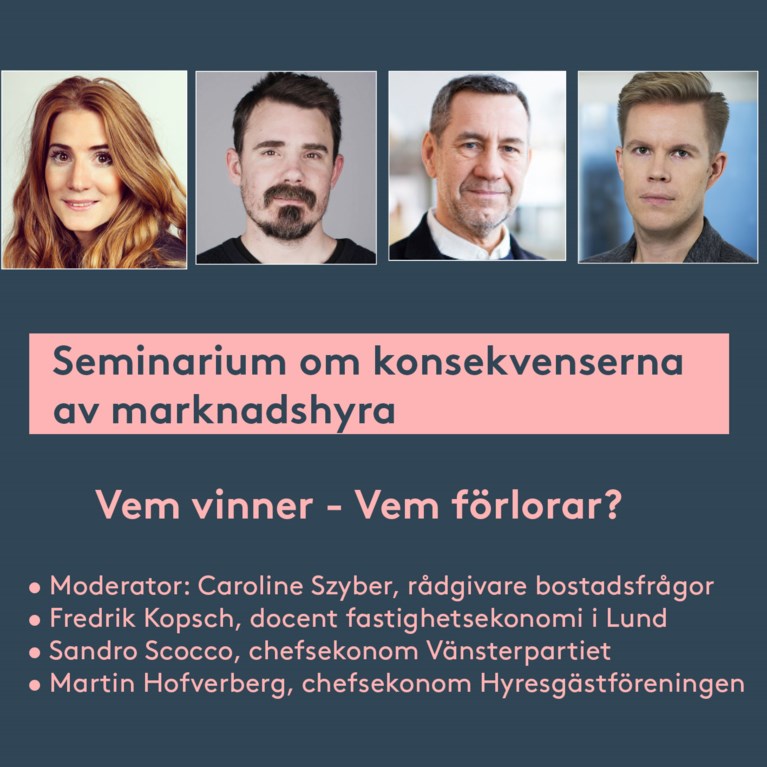 Bild på fyra föreläsare