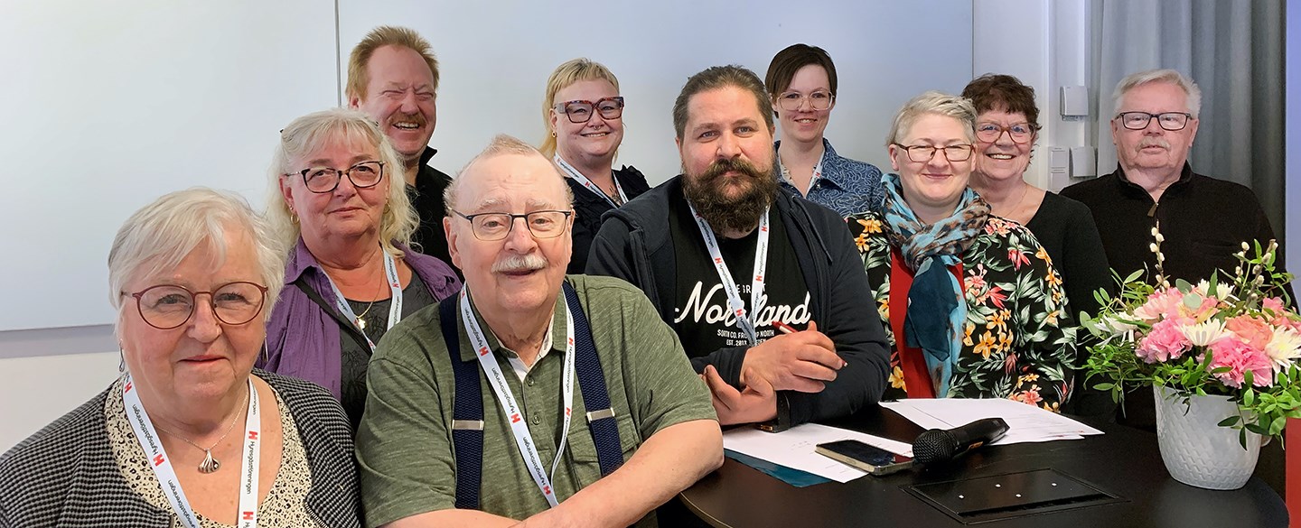 Delar av Hyresgästföreningen Region Norrlands styrelse.
