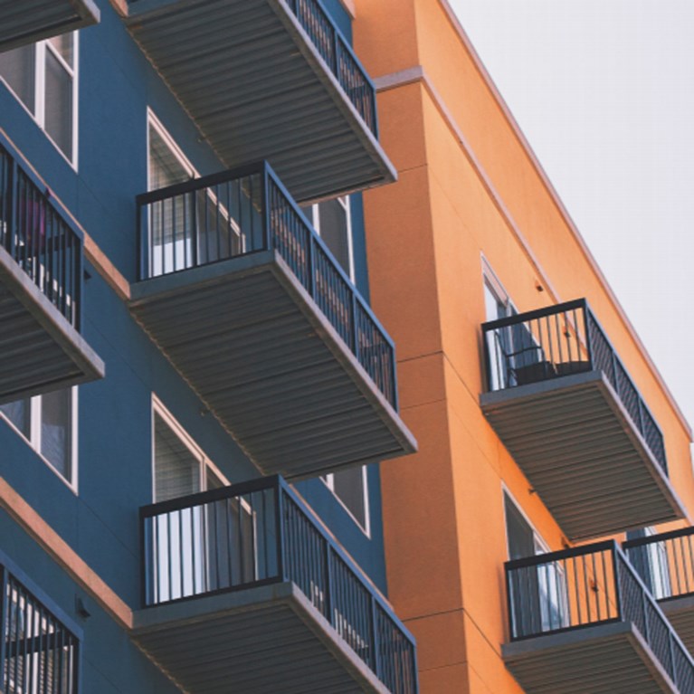 Hyreshus, balkonger, grodperspektiv, hyreshus, hyresgäster, balkonger, Hyresgästföreningen