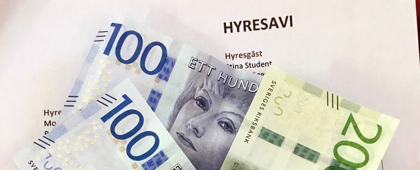 Sedlar i låga valörer hyreskontrakt