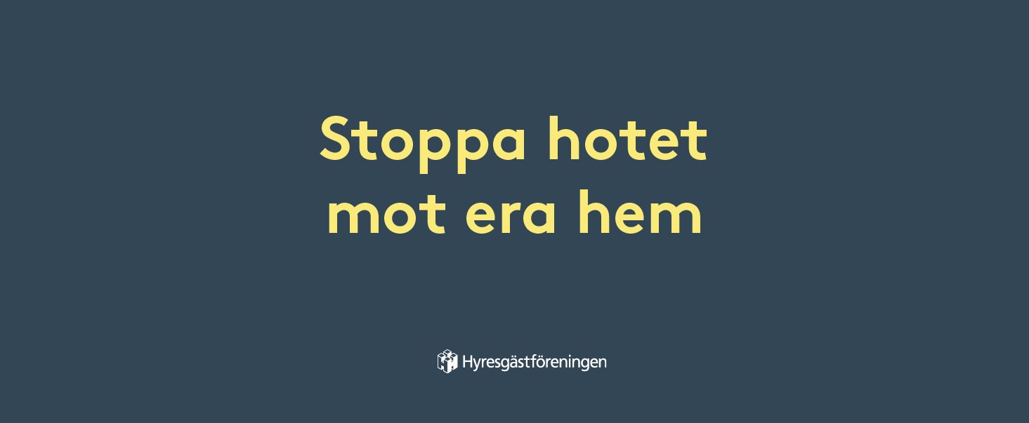 Stoppa hotet mot era hem