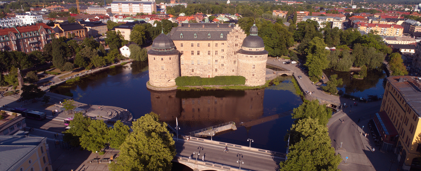 Vy över Örebro slott