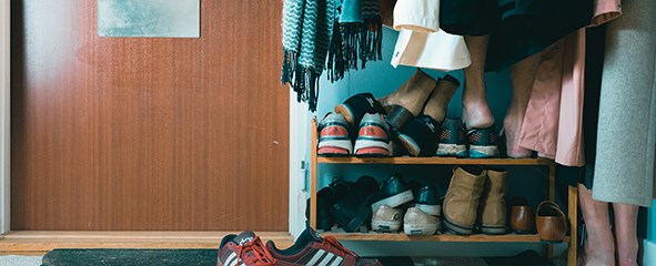 En hall i en hyresrätt