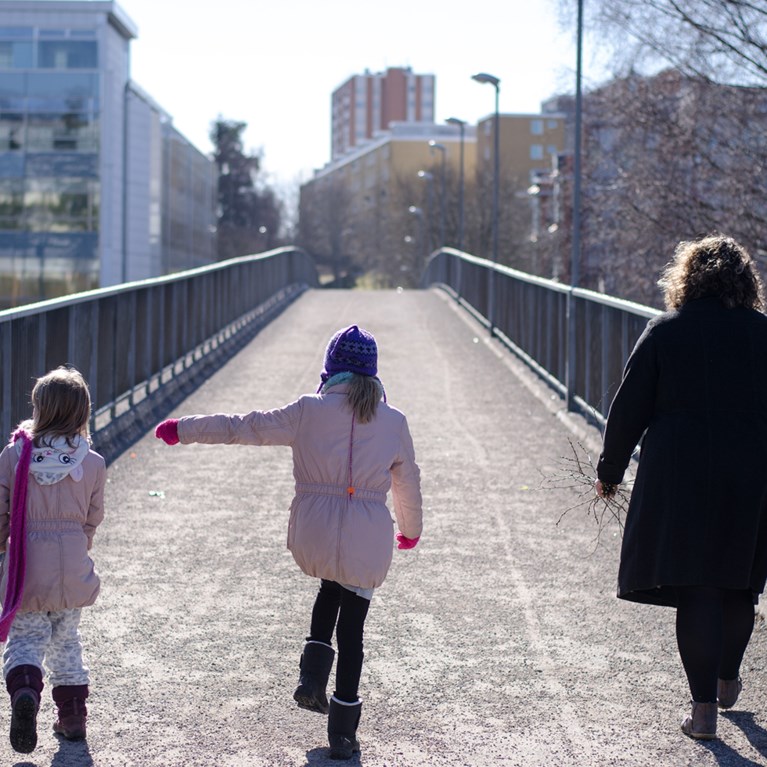 Bostadsområde utomhus