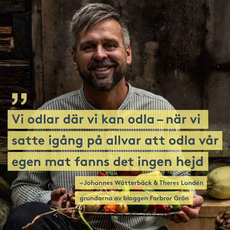 Bild av Johannes Wätterbäck, även kallad Farbror Grön.