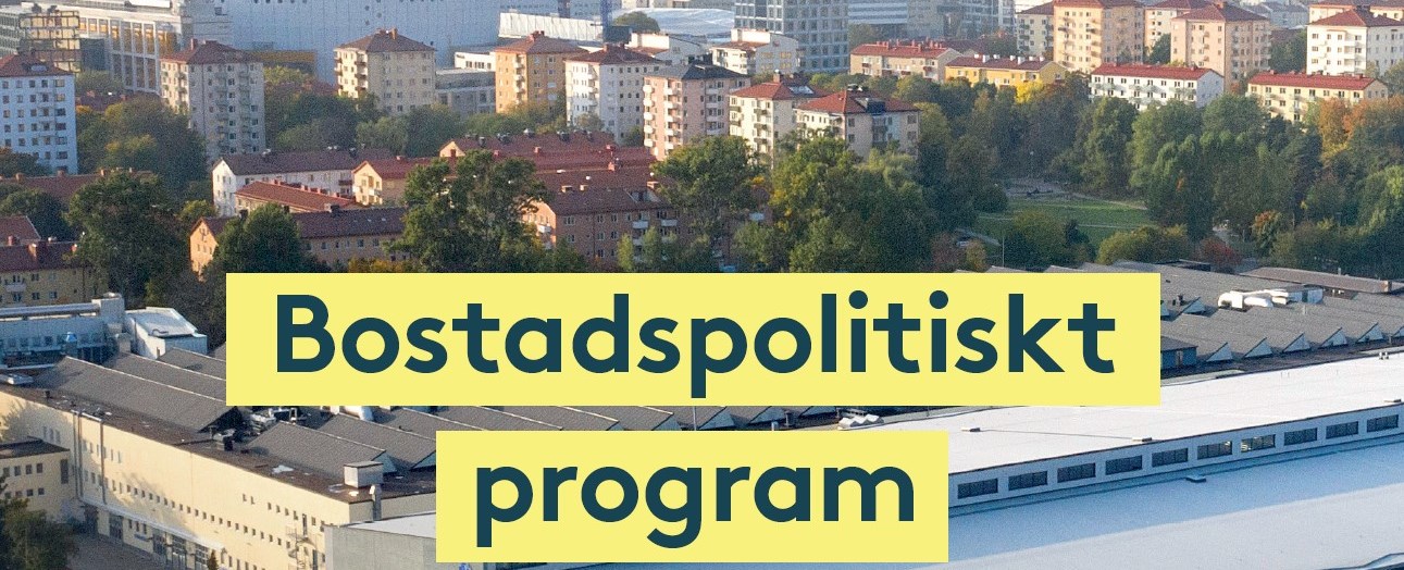 fontbild Hyresgästföreningen region Stockholm - bostadspolitiskt program
