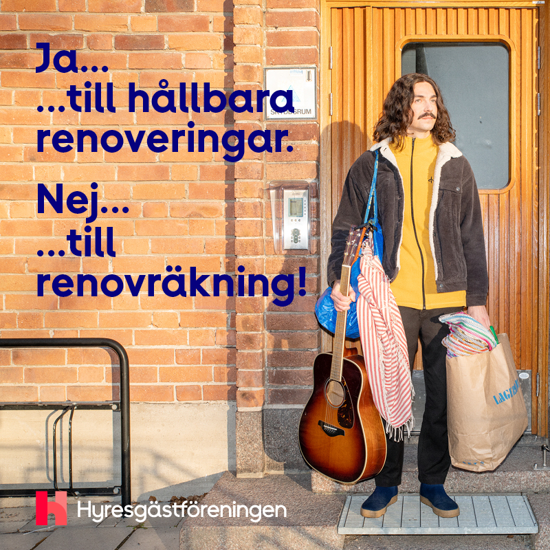 Ja till Hållbara renoveringar. Nej till renovräkning