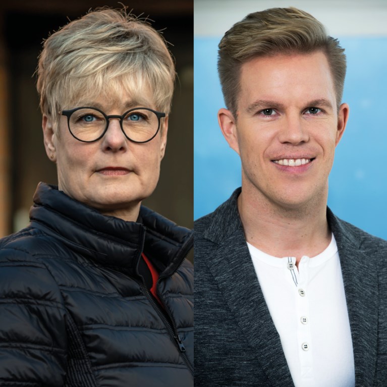 Marie Linder, Martin Hofverberg, chefekonom, Hyresgästföreningen
