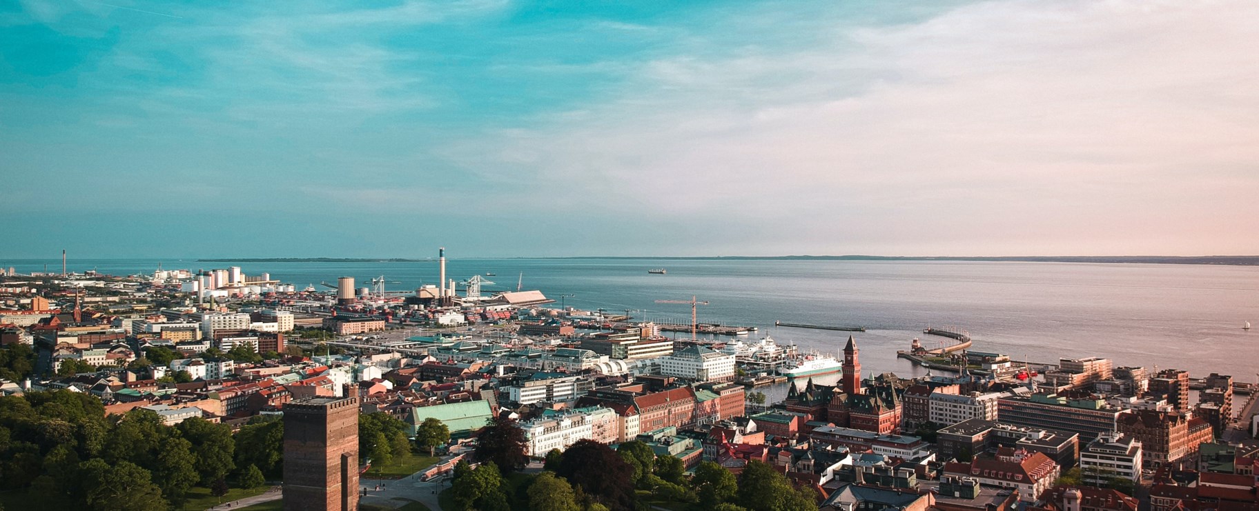 Helsingborg vy över staden