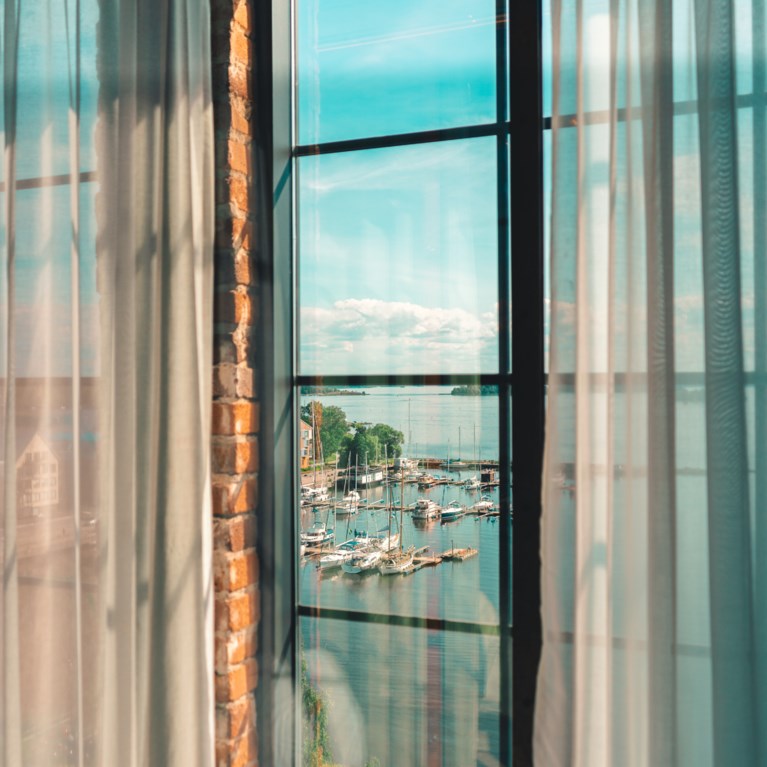 Utsikt från fönster i Västerås