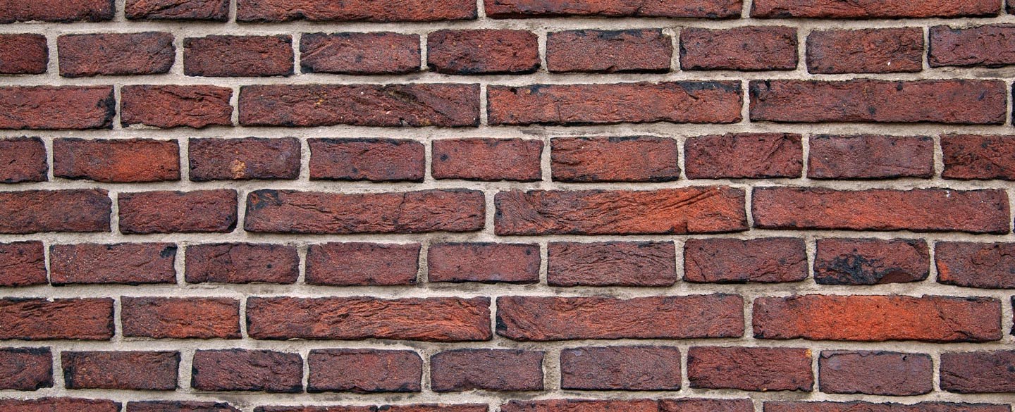 Bild på tegelvägg