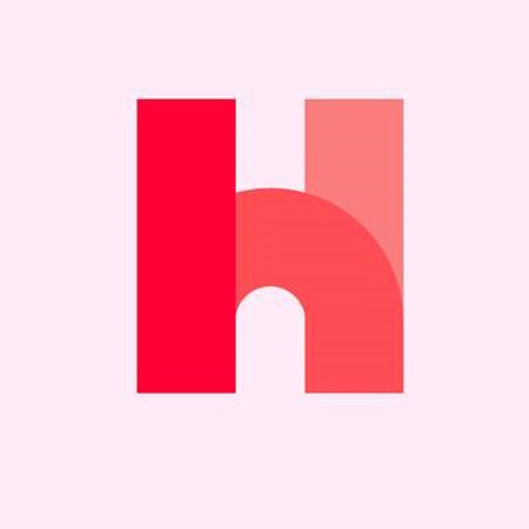 Hyresgästföreningens H i en ny grafisk profil.