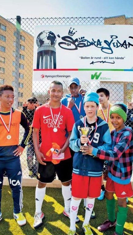 Ungdomar som fått medaljer