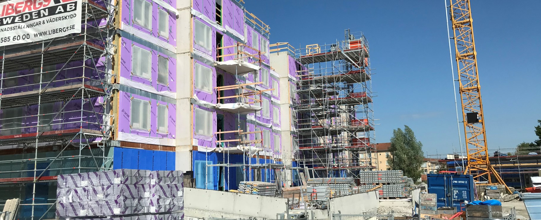 Bygge av lägenheter