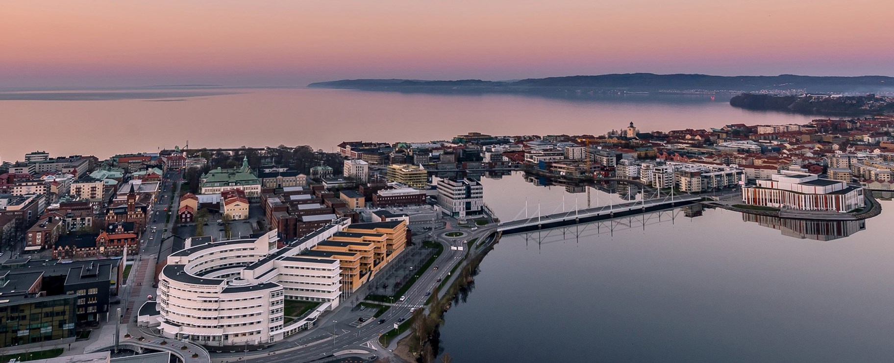 Jönköping skymning